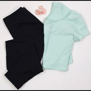 H&M Divided Maroon Fitted Side-zip Pants